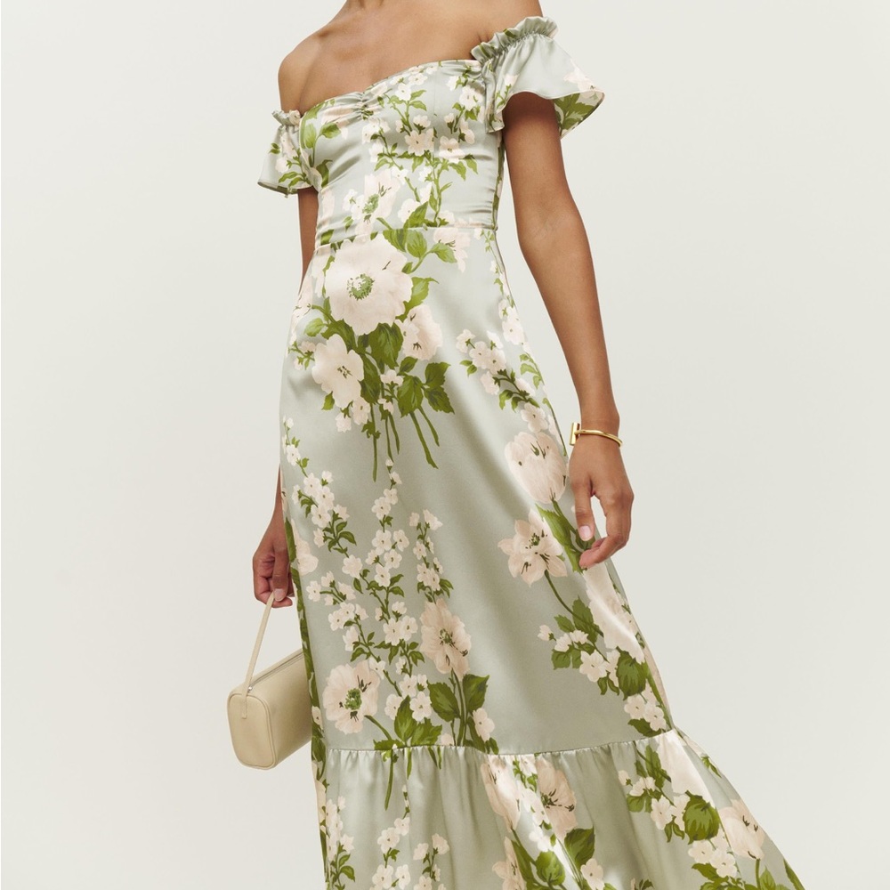 NWOT Reformation Sianna Silk Dress Size 4